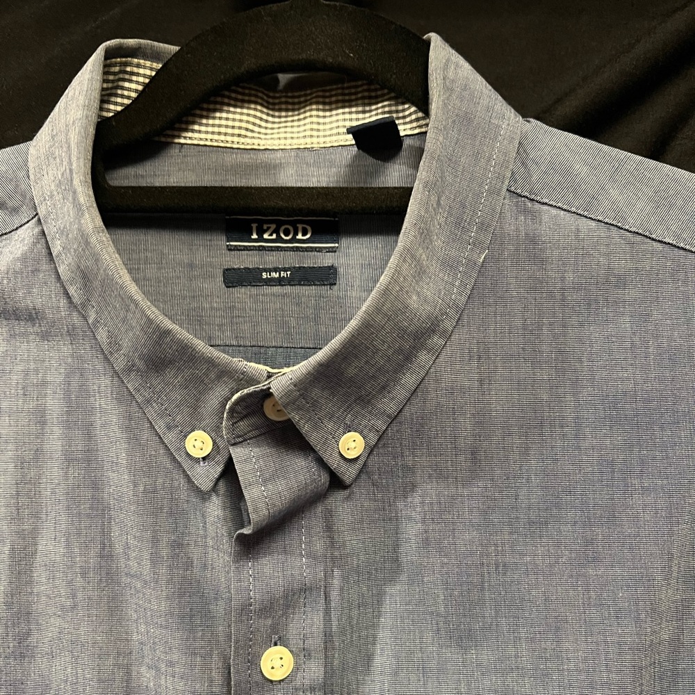 IZOD MENS BUTTON-DOWN SHIRT